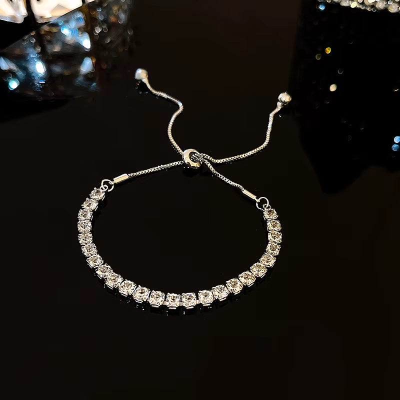 Luxury Color Cubic Zirconia Gold Color Tennis Bracelets for Women Girls 2022 New Trend Chain Bracelets Jewelry Party Gifts