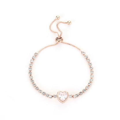 Luxury Color Cubic Zirconia Gold Color Tennis Bracelets for Women Girls 2022 New Trend Chain Bracelets Jewelry Party Gifts