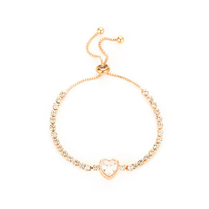 Luxury Color Cubic Zirconia Gold Color Tennis Bracelets for Women Girls 2022 New Trend Chain Bracelets Jewelry Party Gifts