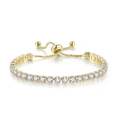 Colorful Birthstone Tennis Bracelet for Women Adjustable Multicolor CZ Crystal Wedding Birthday Gifts Bracelet on Hand Jewelry