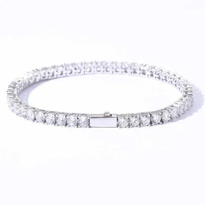 Gold Plated 4Mm Tennis Bracelet for Women