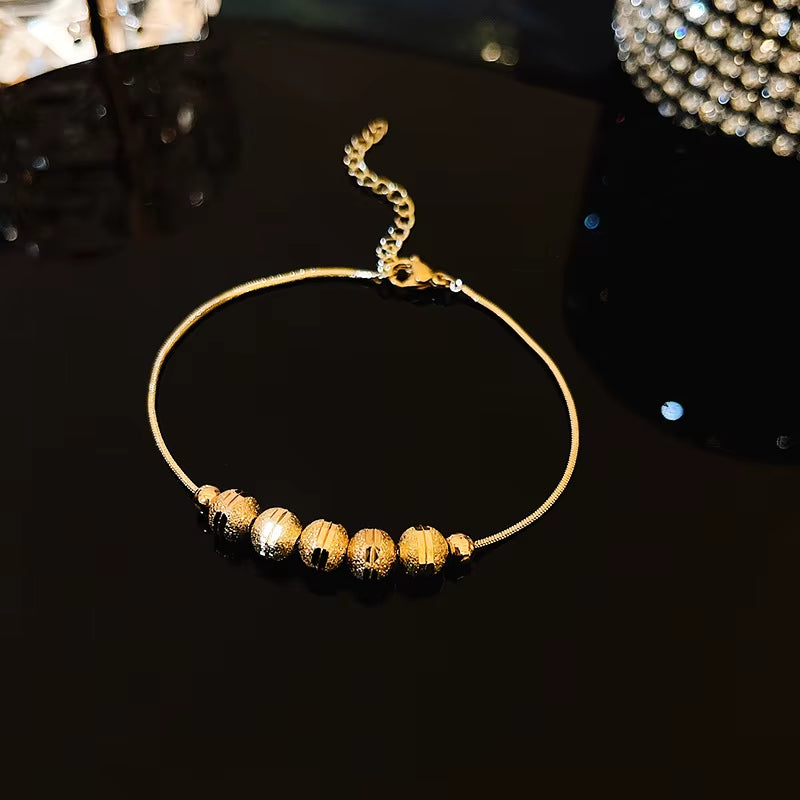 Luxury Color Cubic Zirconia Gold Color Tennis Bracelets for Women Girls 2022 New Trend Chain Bracelets Jewelry Party Gifts